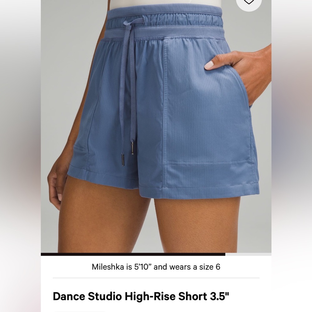 Lululemon Athletica Dance Studio Shorts